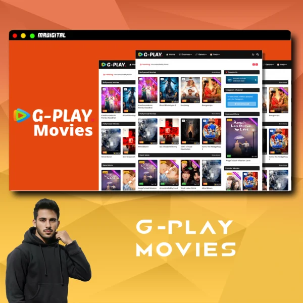 GPlay Movie Premium Movies & TV Show Blogger Template