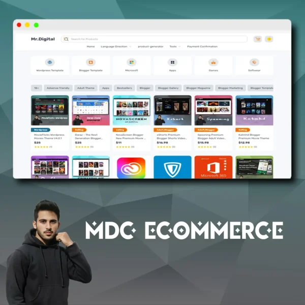 MDC - Best Premium E-commerce Blogger Template - Image 5
