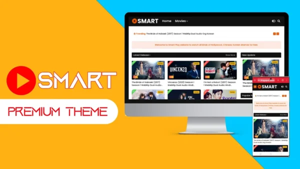 Smart Play Premium Blogger Video&Series Streaming Tamplate