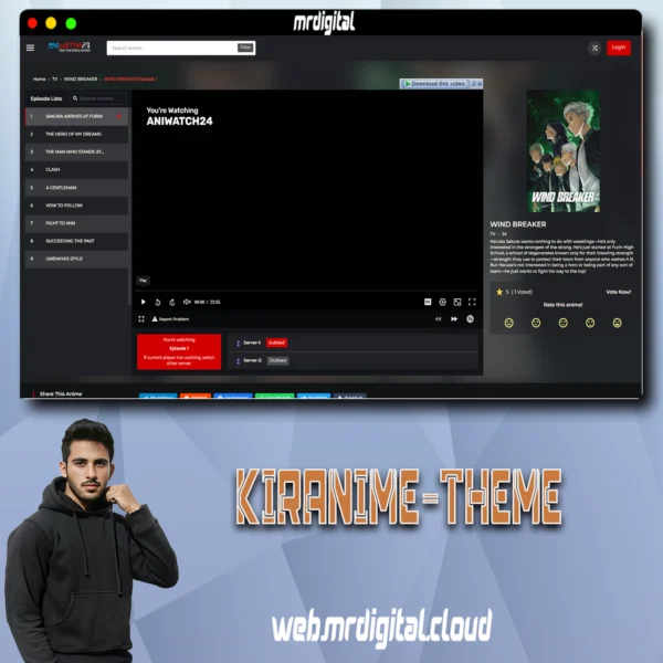 Kiranime – Anime Streaming Wordpress Theme - Image 4