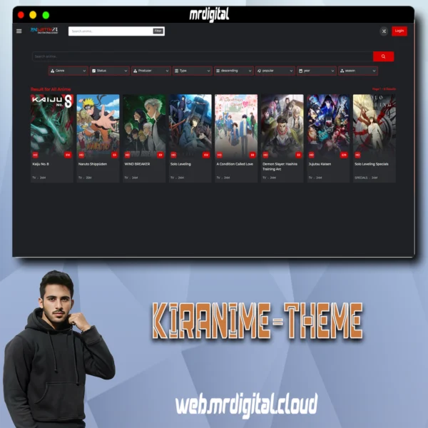 Kiranime – Anime Streaming Wordpress Theme - Image 6