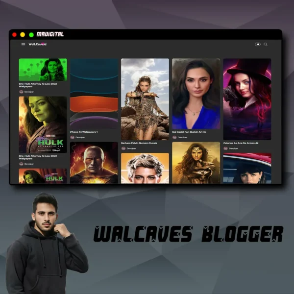Wallcaves Premium Blogger Template