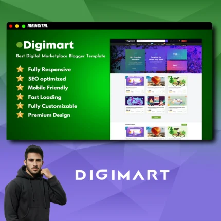 Digimart | Digital Marketplace Blogger Template